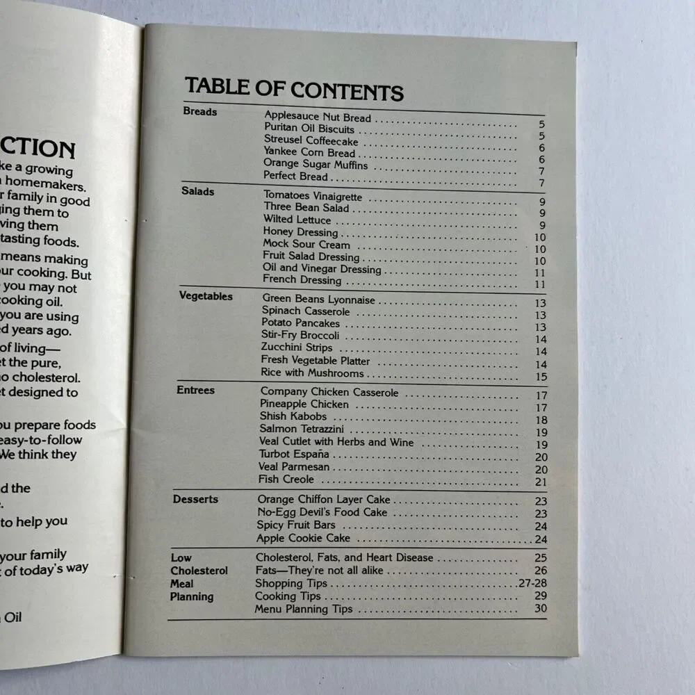 Vintage Cookbook Family Meal Planning for Todays Way of Eating Paperback